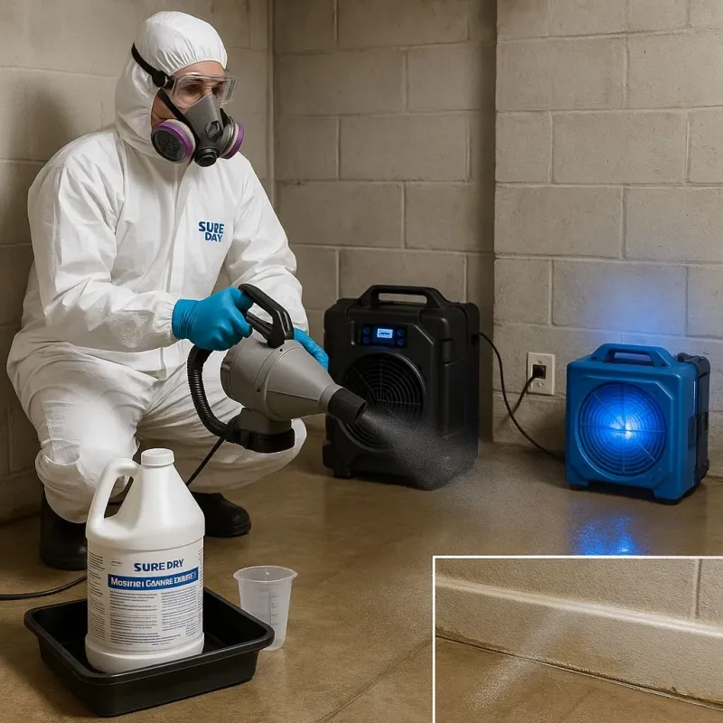 Sanitization and Odor Removal process in Danielson, CT