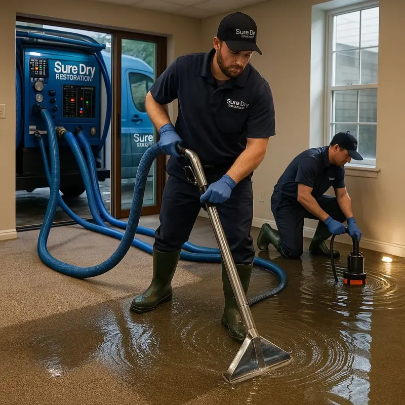 Water Extraction and Removal process in Danielson, CT